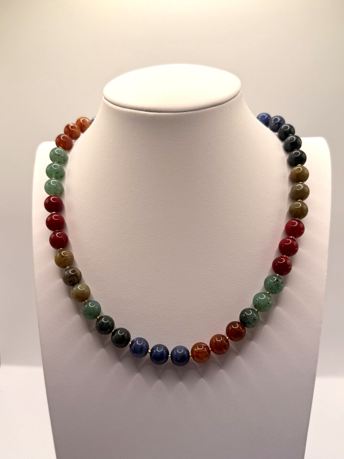 Classic Round Beaded Necklace