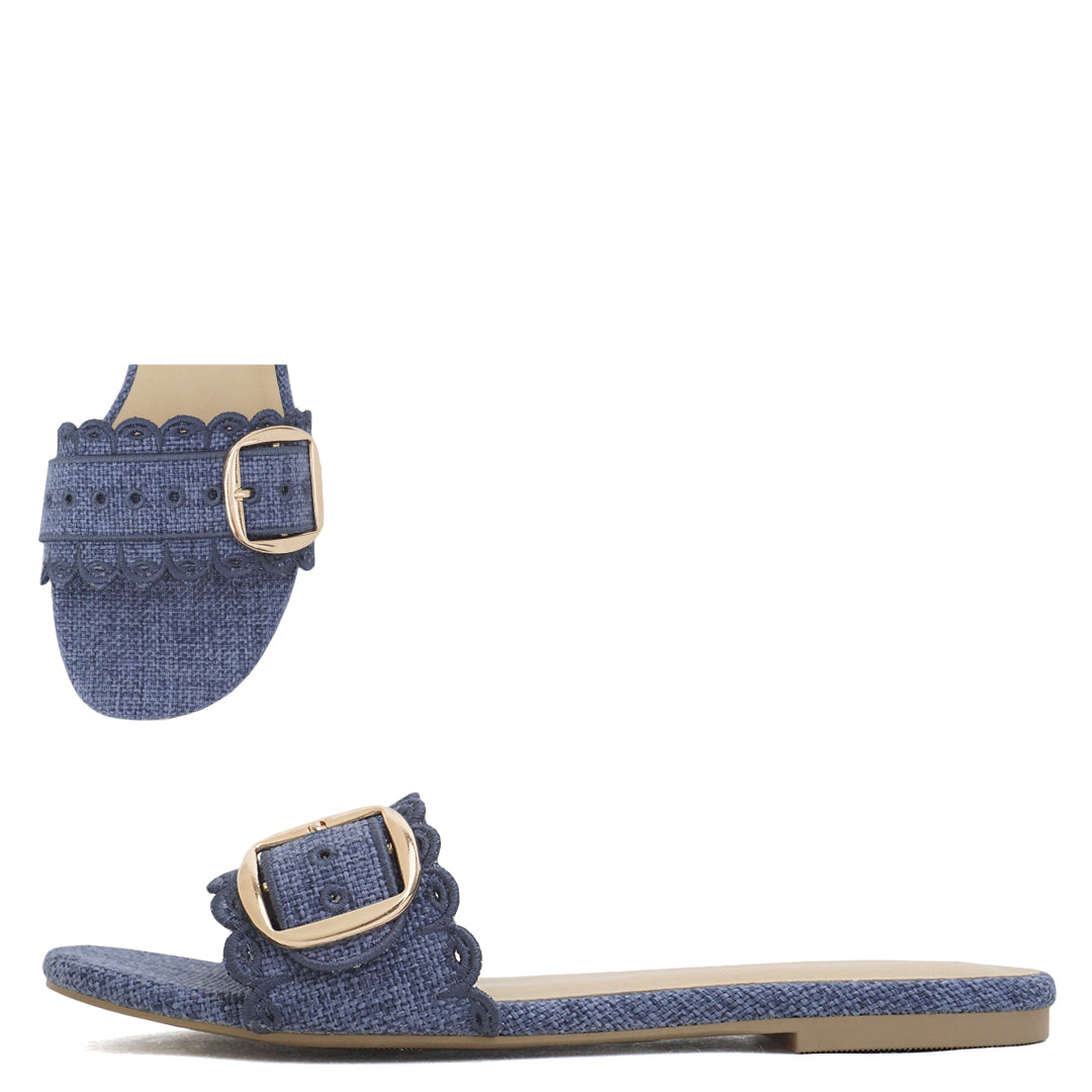 Nuala Sandals- Denim
