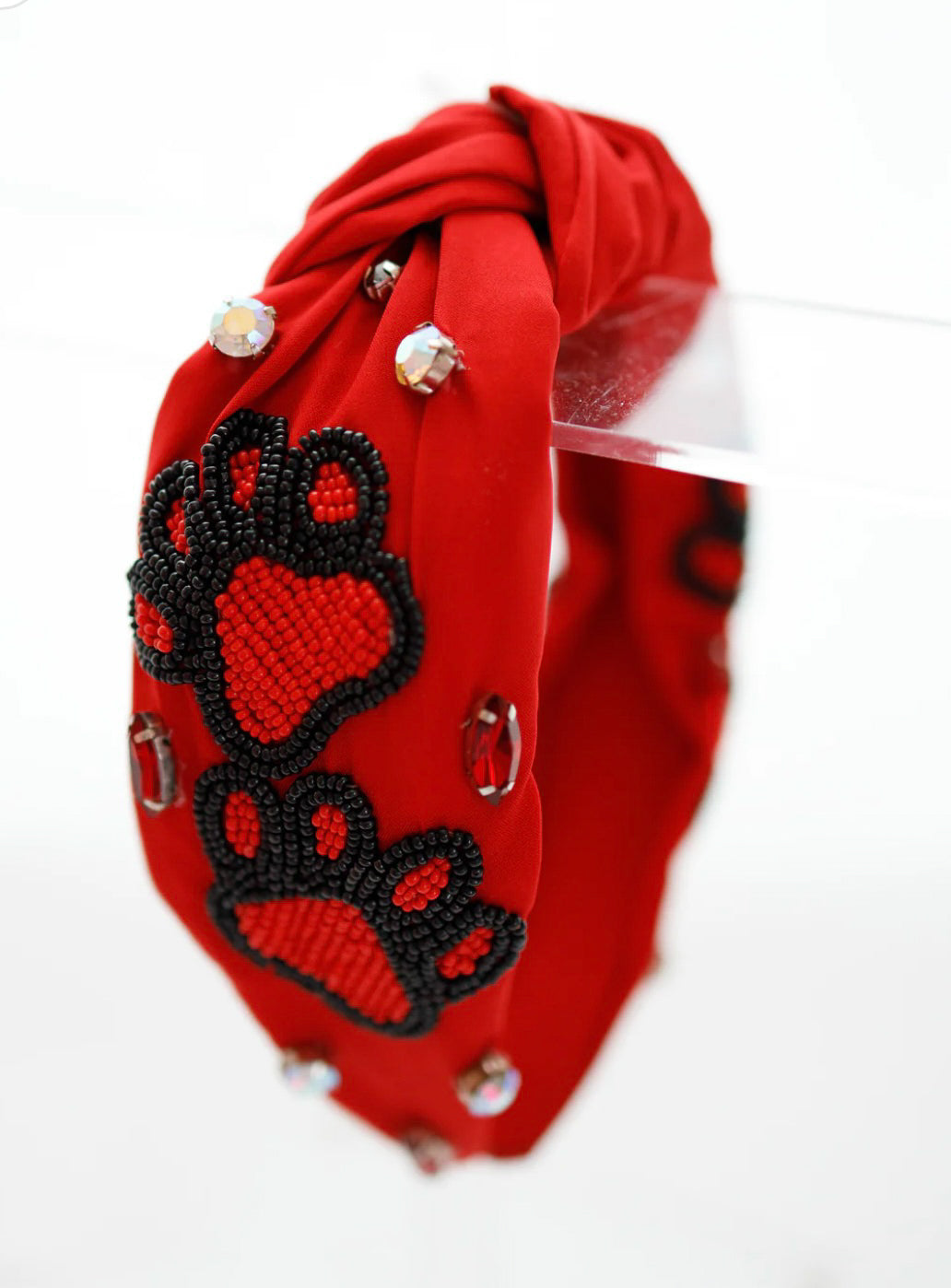 Bulldog Paw Print Headband