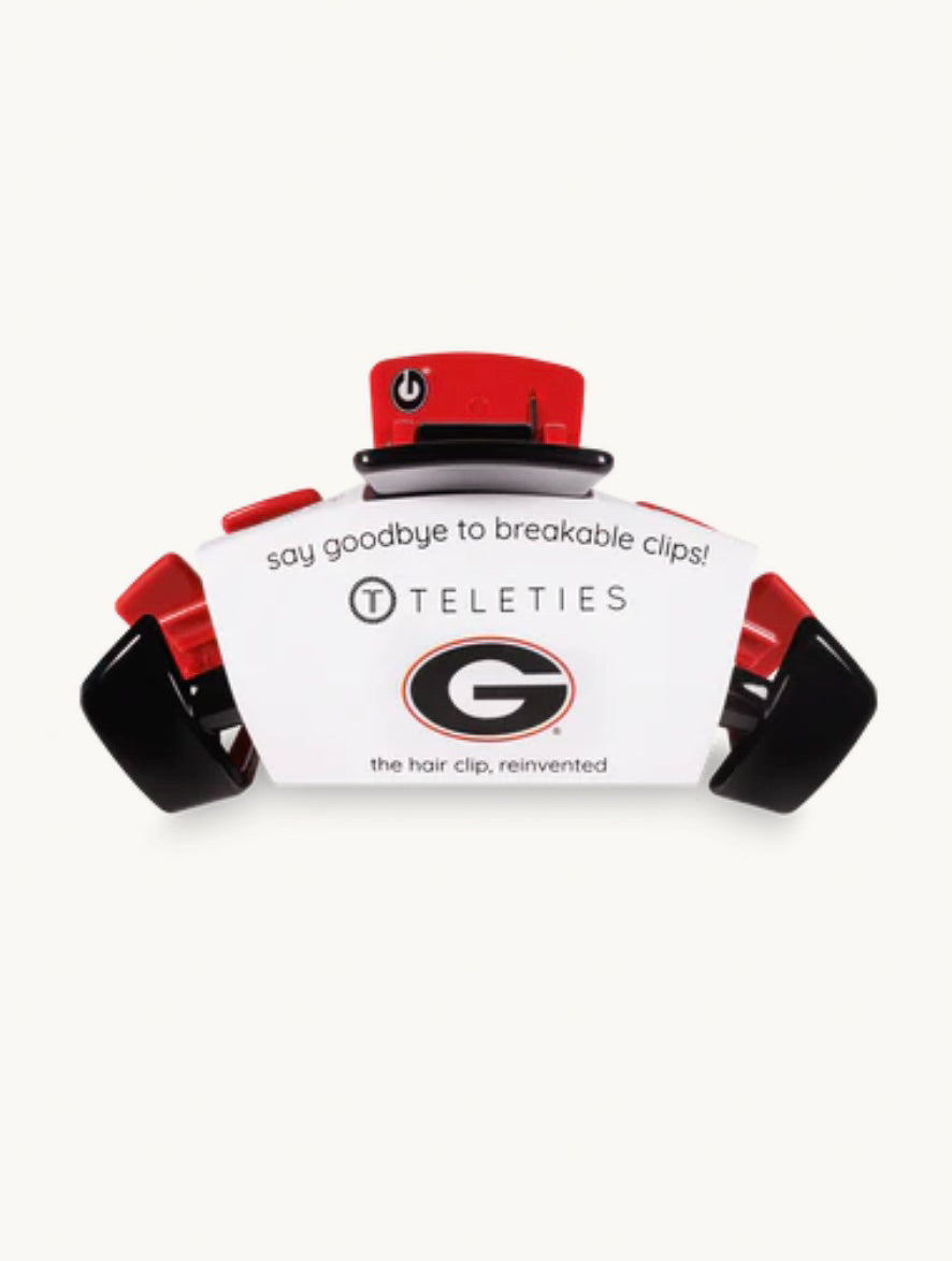 University of Georgia Teleties Claw Clip