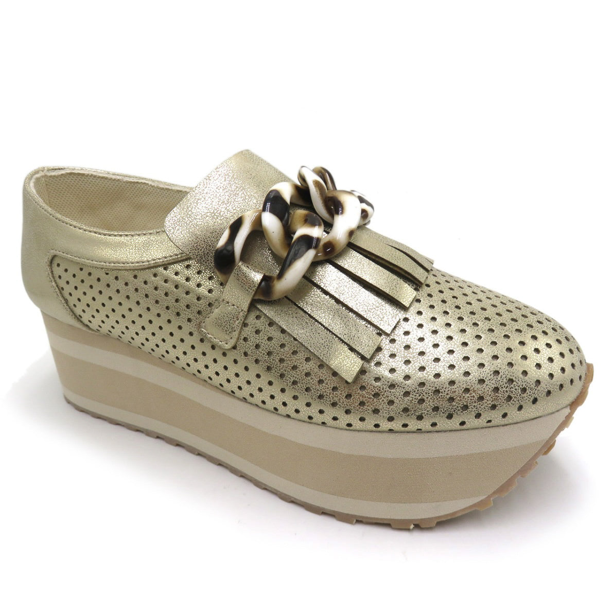 Paloma Platform Sneakers- Gold