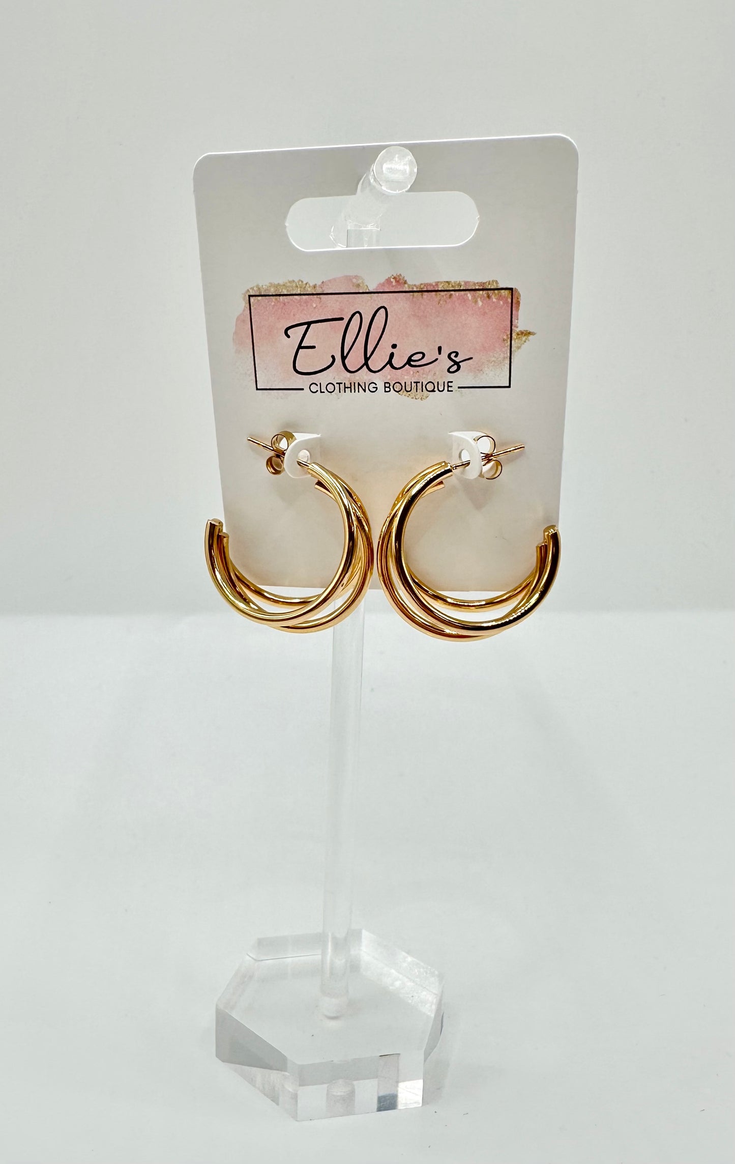 Triple Hoop Earrings
