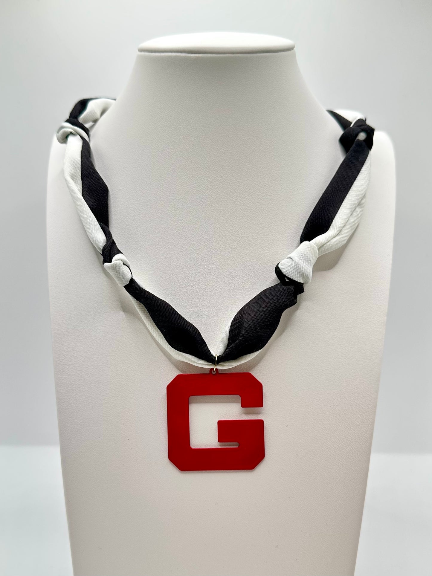 Red G Gameday Scarf Necklace