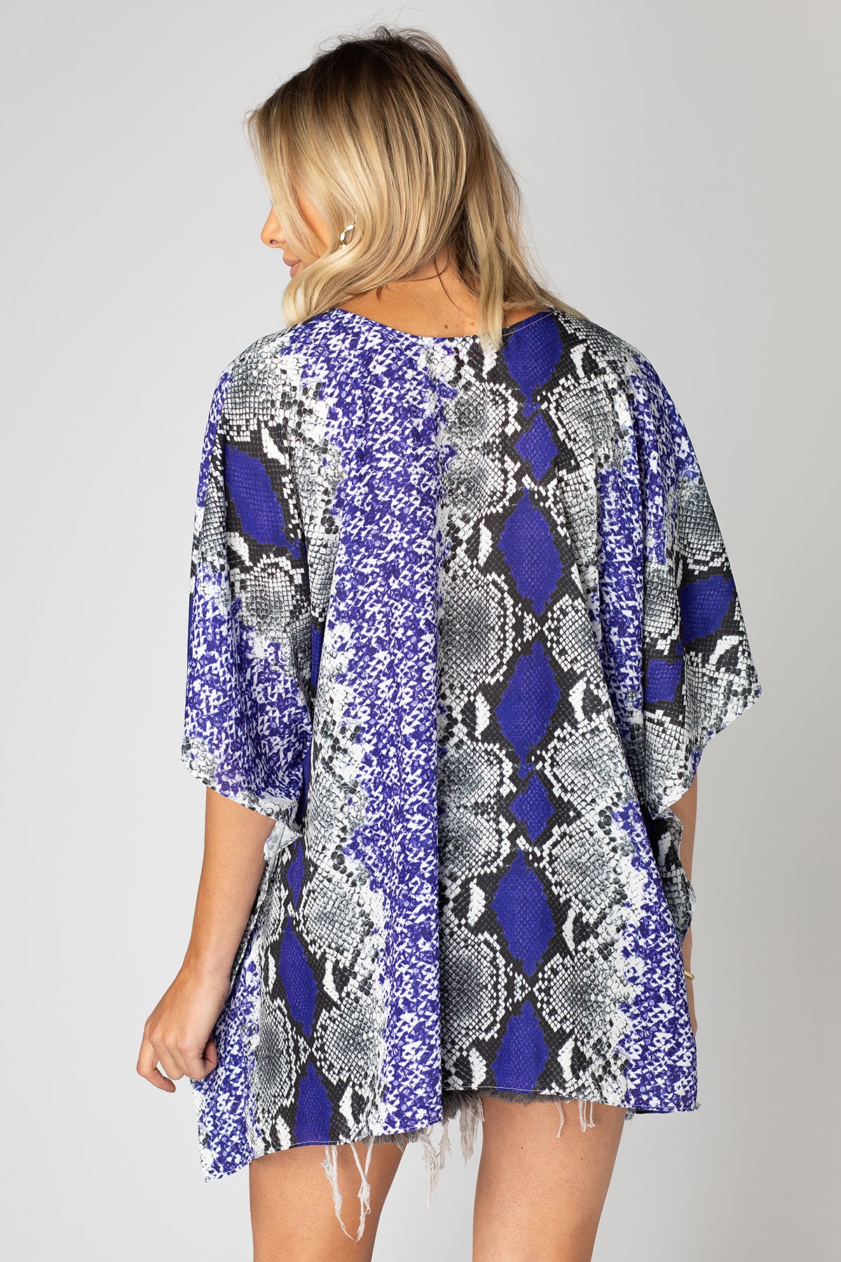BuddyLove: North Flowy Tunic - Purple Boa