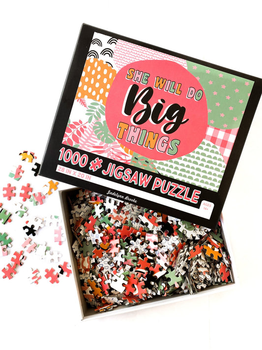 3HappyHooligans: Puzzle - She Will Do Big Things
