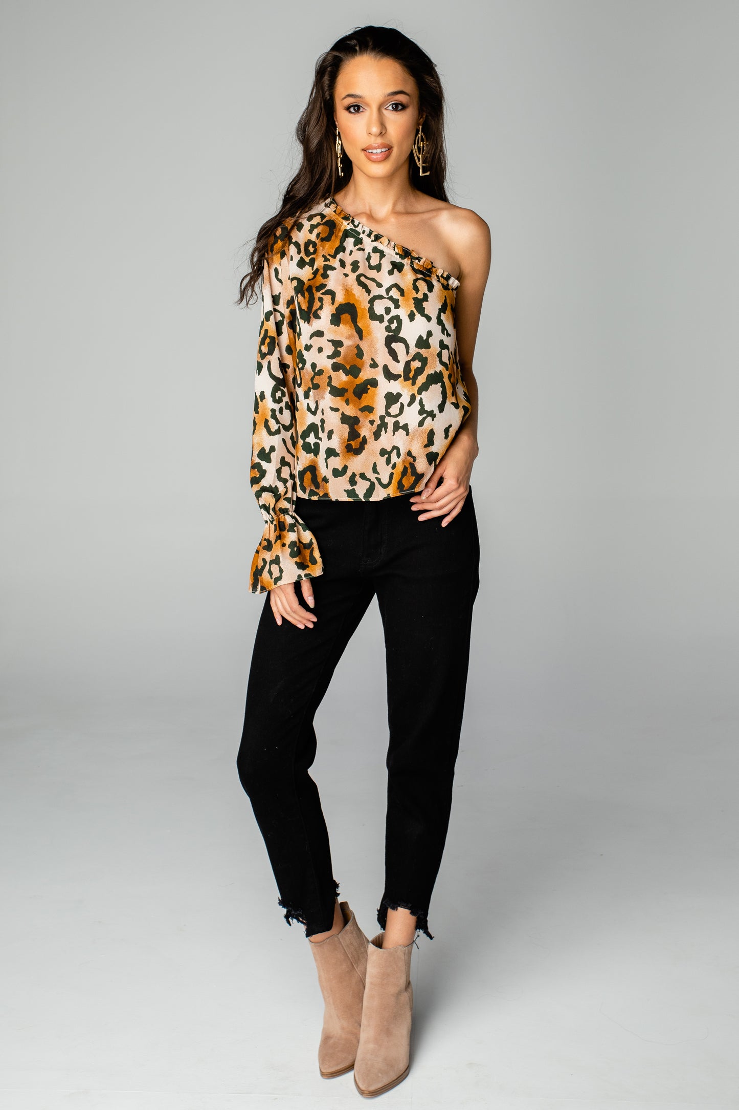 BuddyLove: Siri One Shoulder Top - Lioness