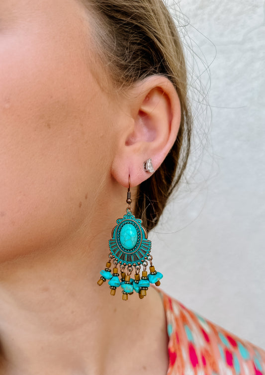 Turquoise Drop Earrings