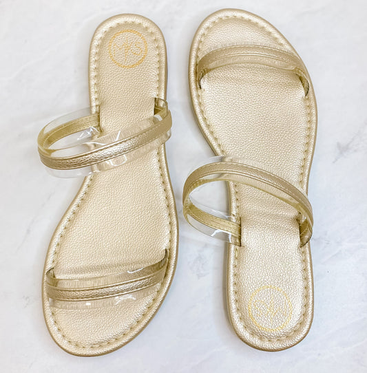 Linda Sandals- Gold