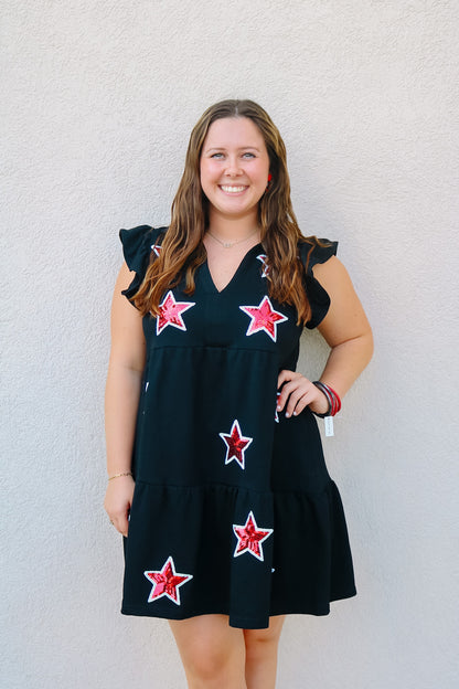 Sequin Star Dress