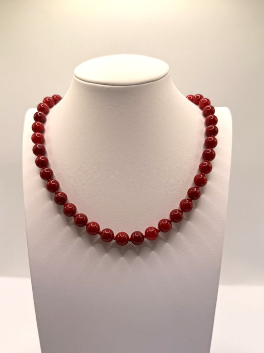 Classic Round Beaded Necklace