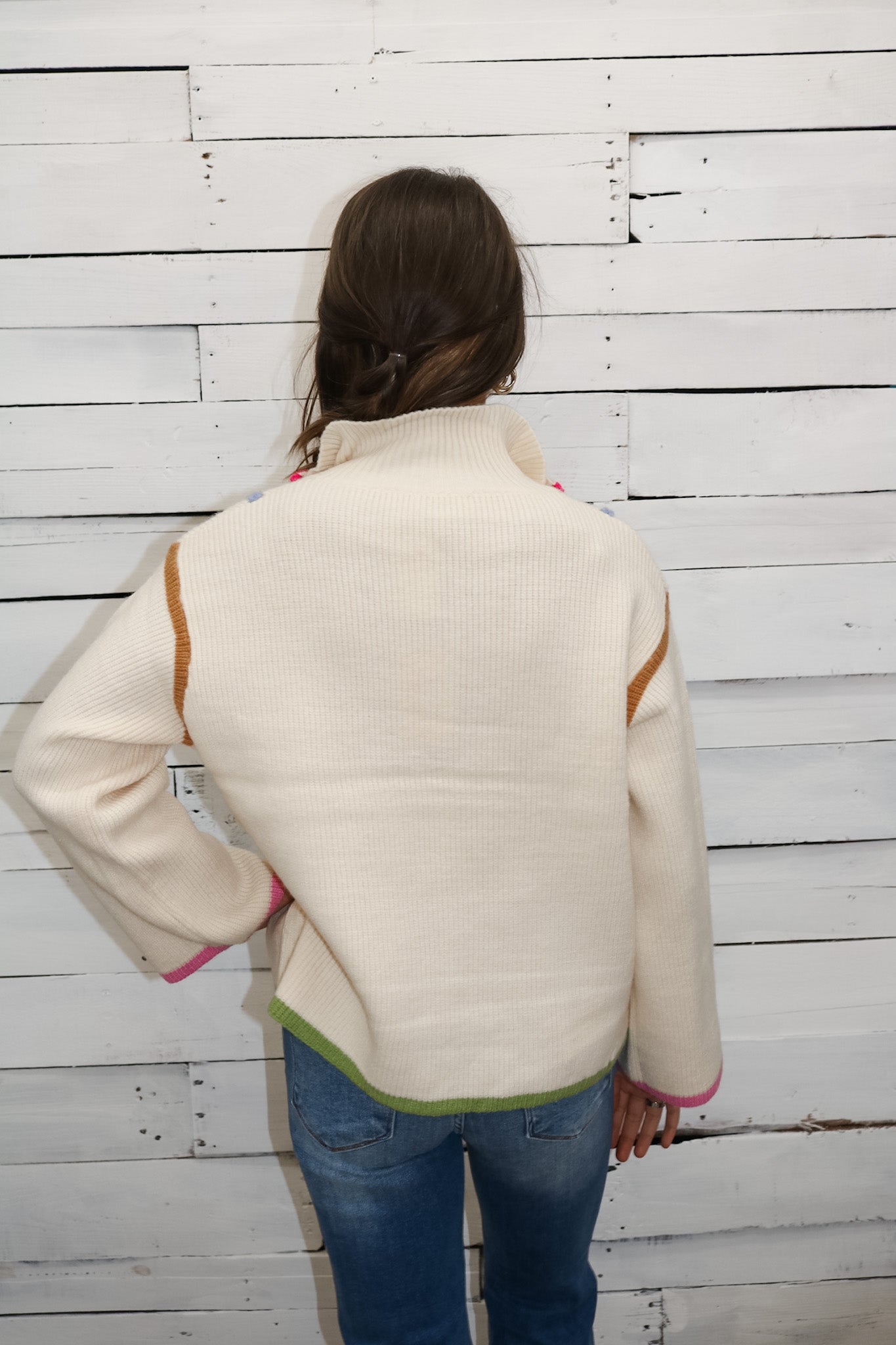 Amelia Cream Pullover