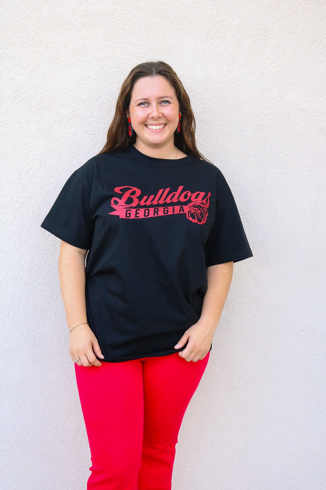 Georgia Bulldogs Glitter Tee