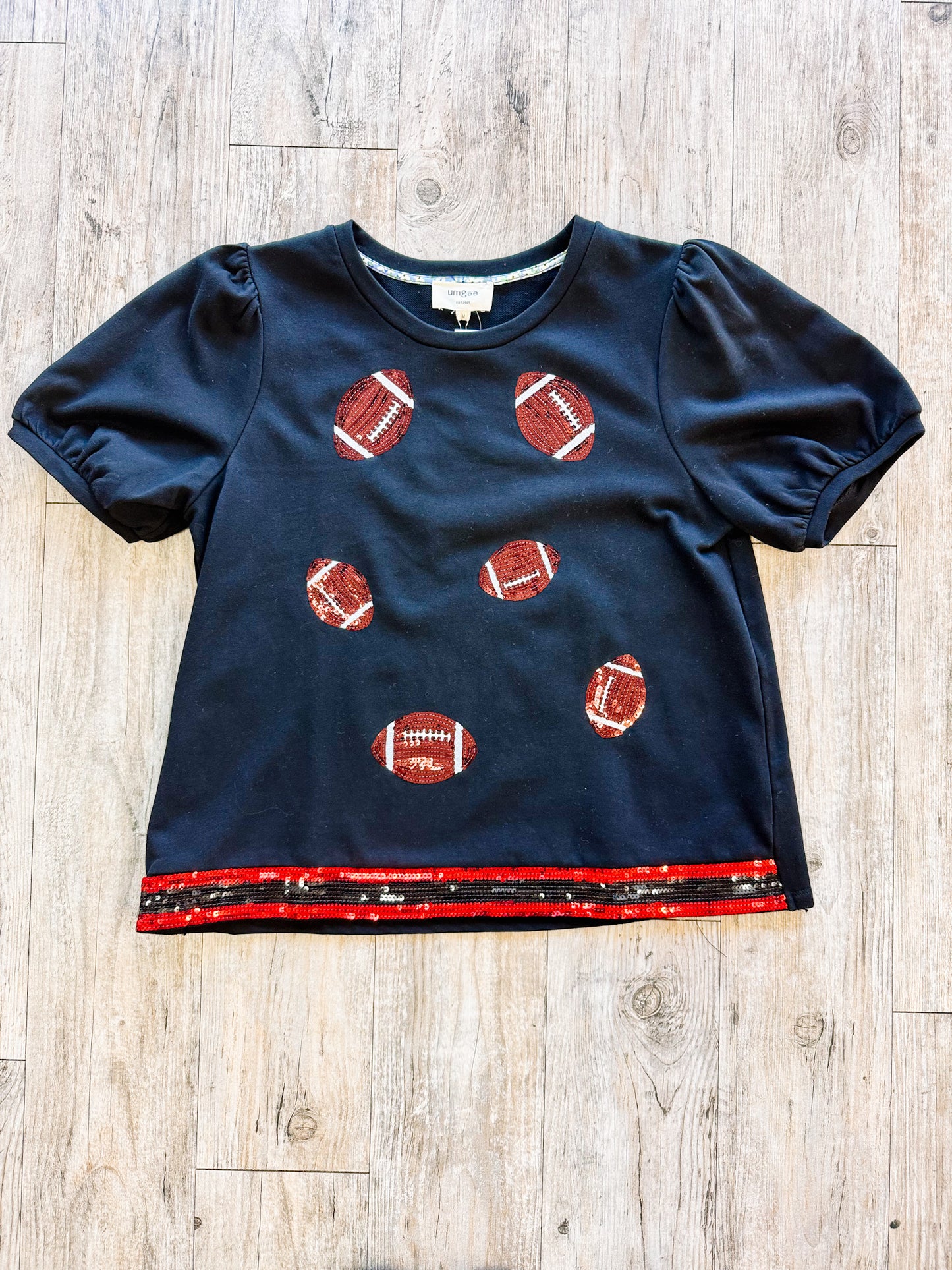 Sequin Football Top