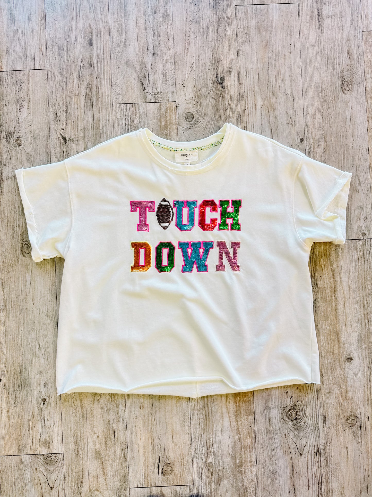 Sequin Touchdown Tee