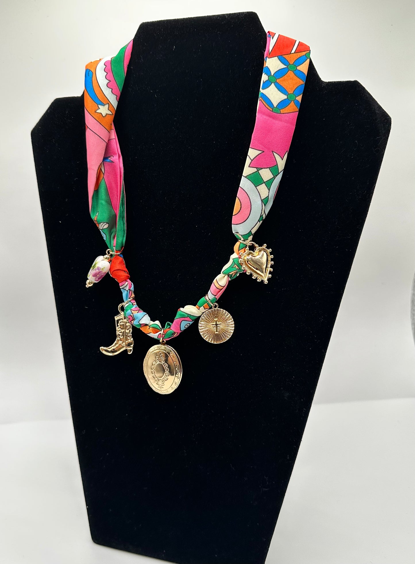 Keepsake Scarf Necklace