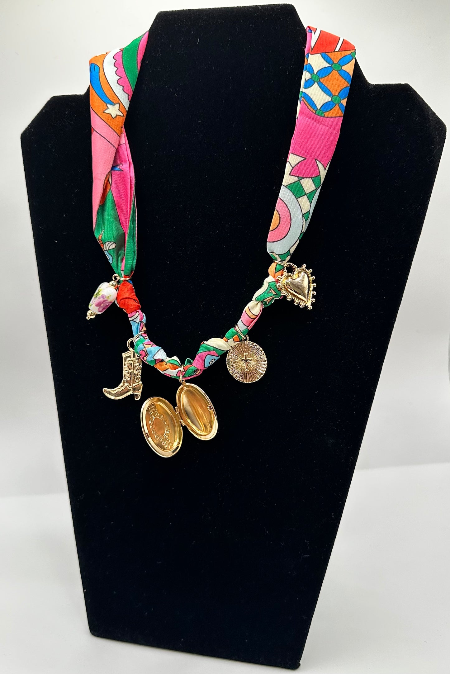 Keepsake Scarf Necklace