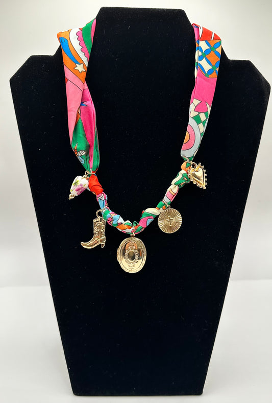 Keepsake Scarf Necklace