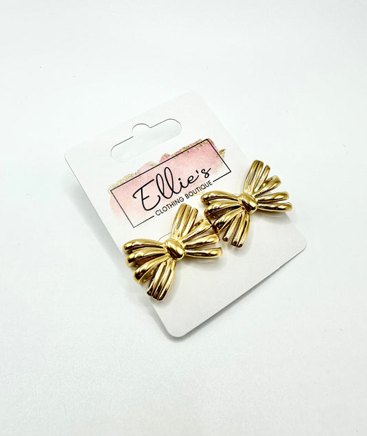 Bow Stud Earrings