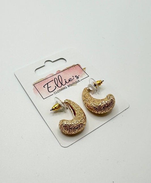 Textured Hoop Earrings