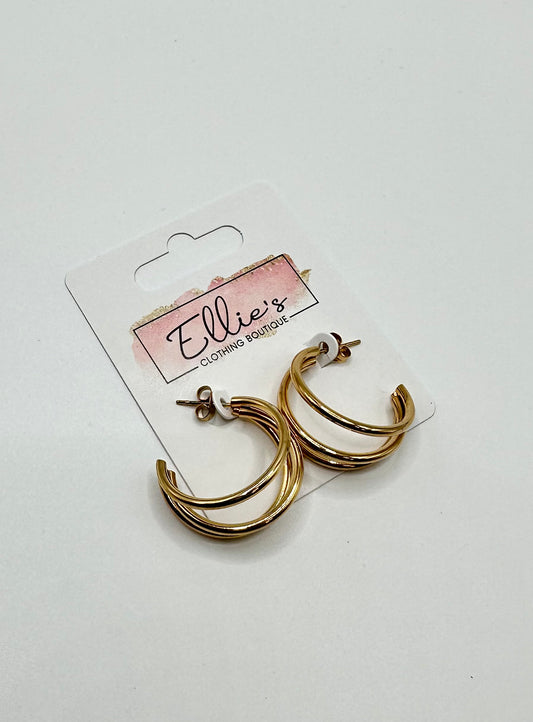 Triple Hoop Earrings
