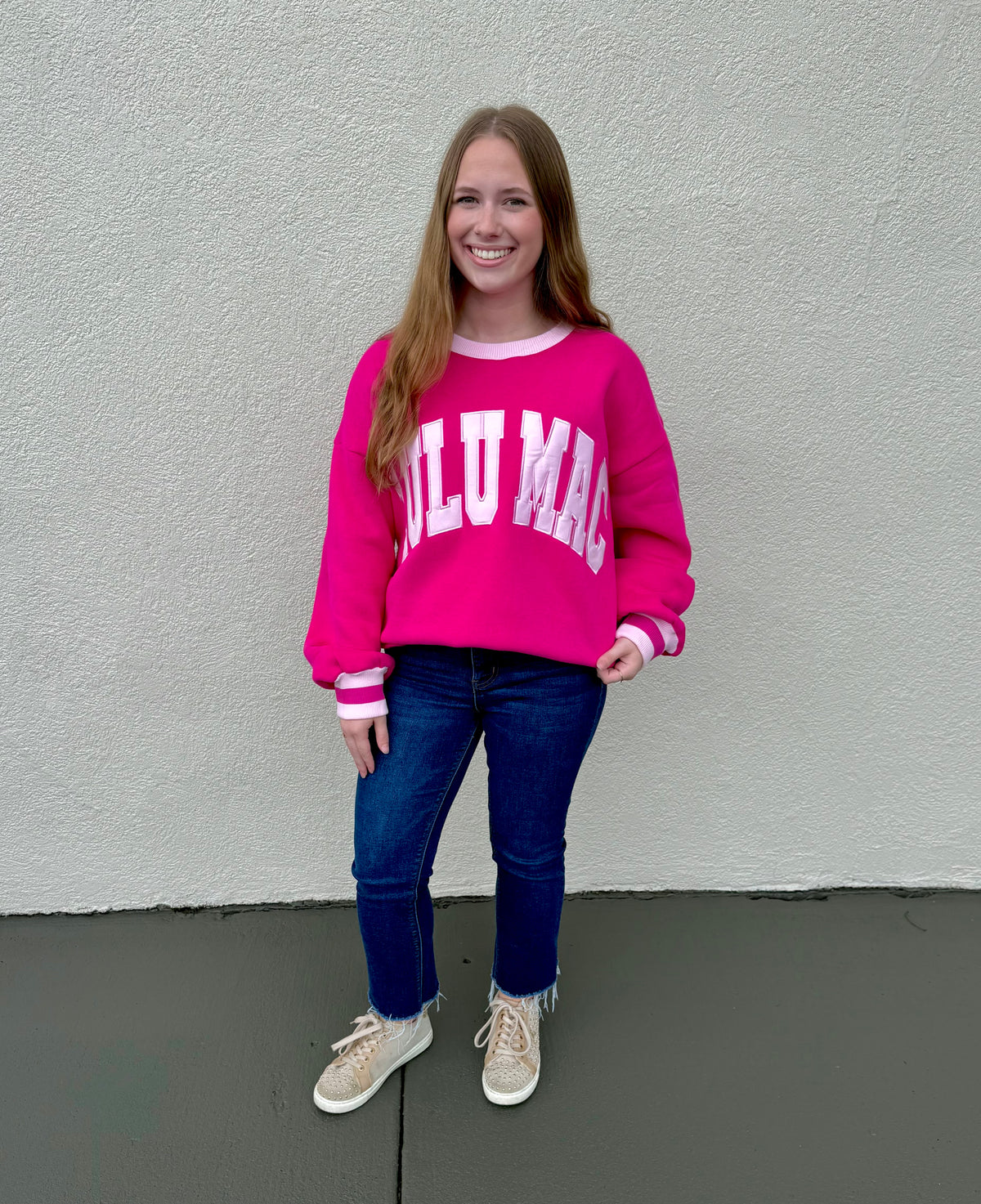 Lulu Mac Pink Obsession Crewneck Sweatshirt