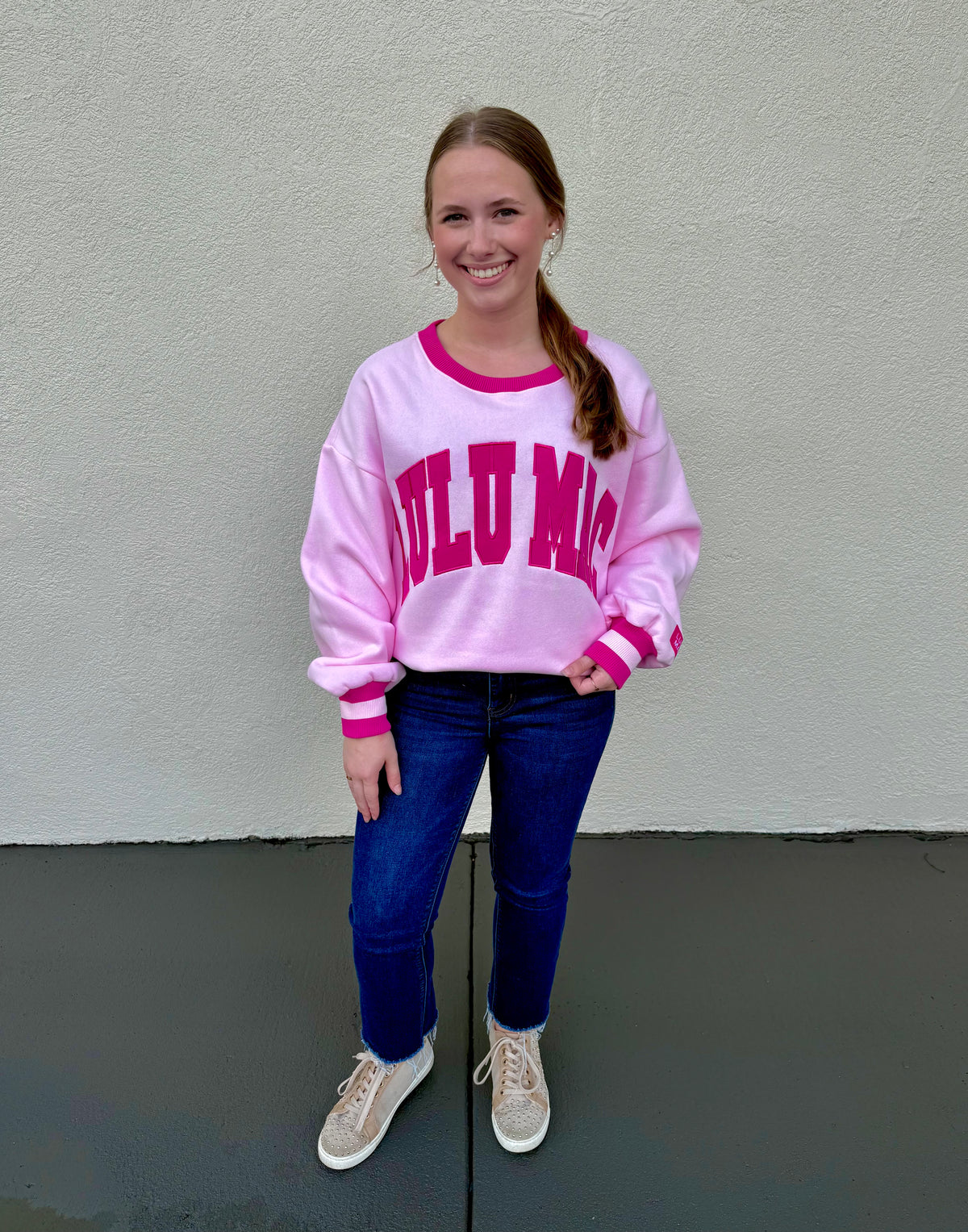 Lulu Mac Think Pink Sweatshirt
