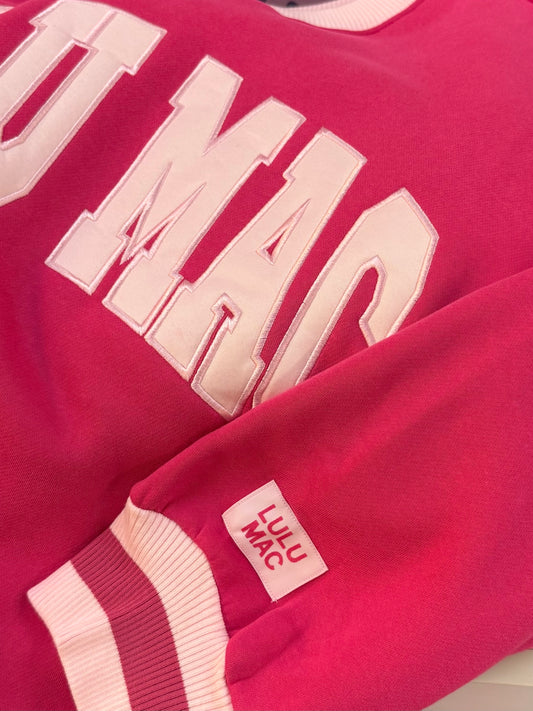 Lulu Mac Pink Obsession Crewneck Sweatshirt
