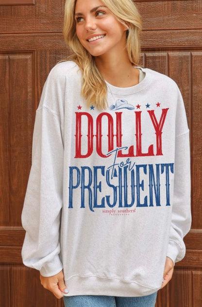 Dolly for President Sweatshirt