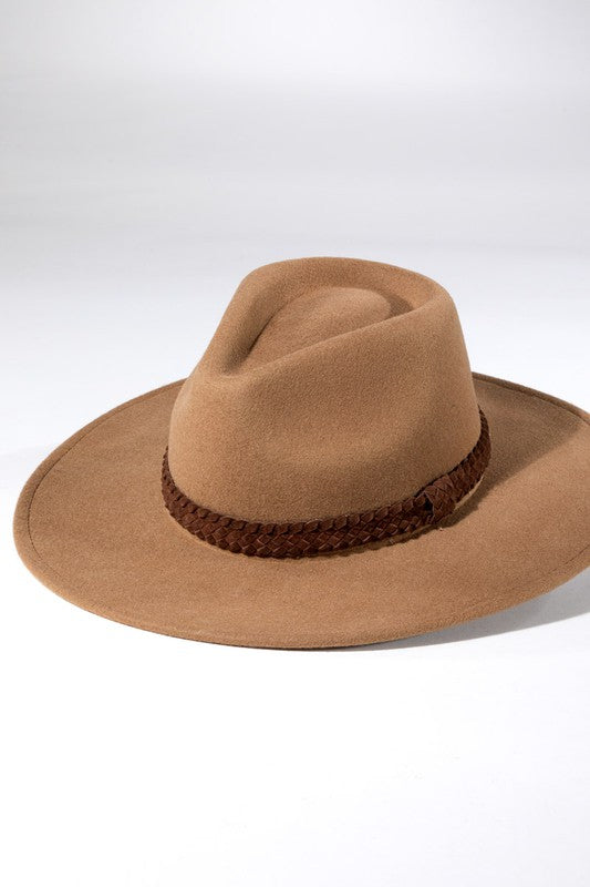 Kaycee Wide Brim Hat - Pecan