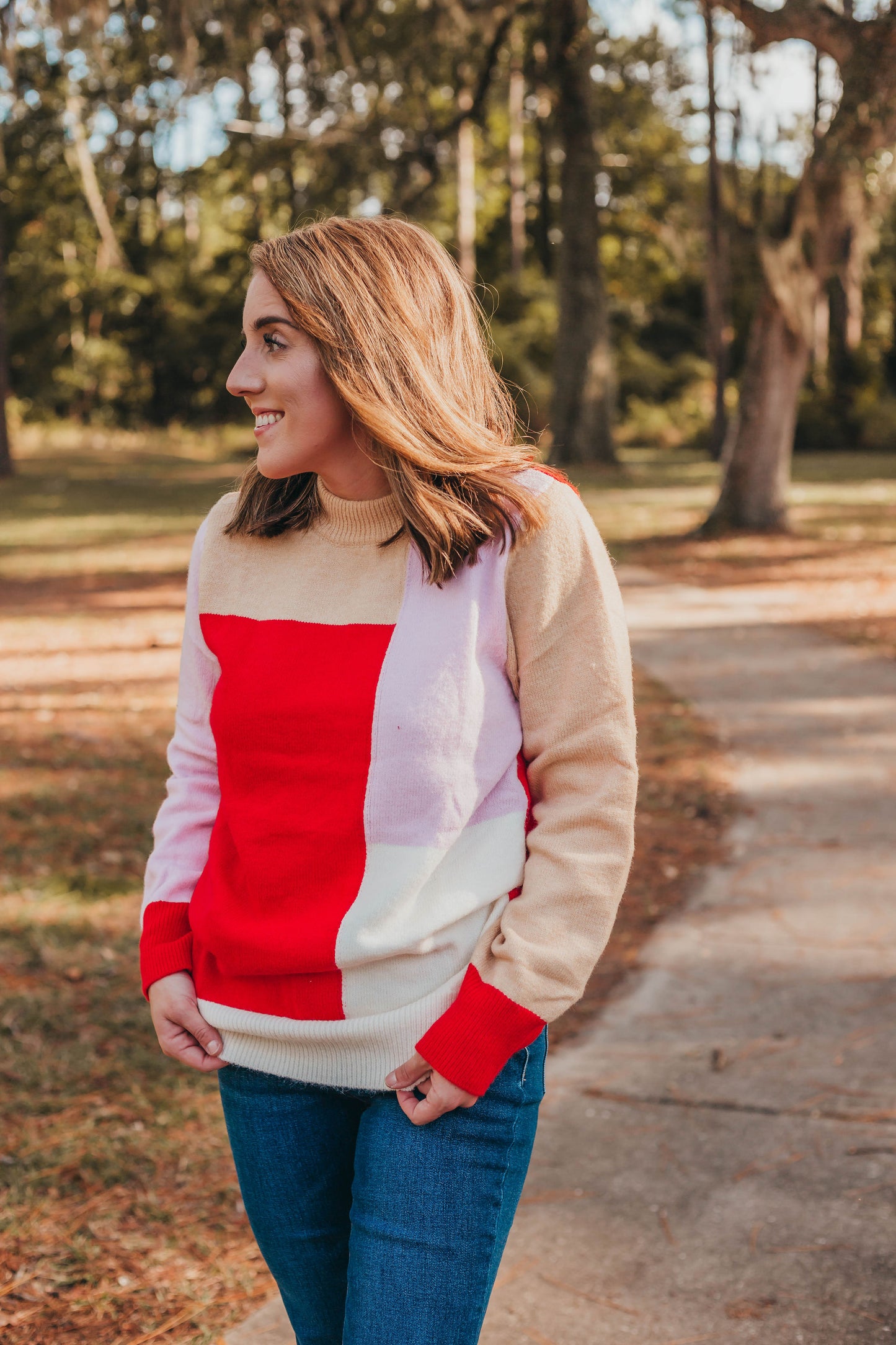 Ella Colorblock Sweater