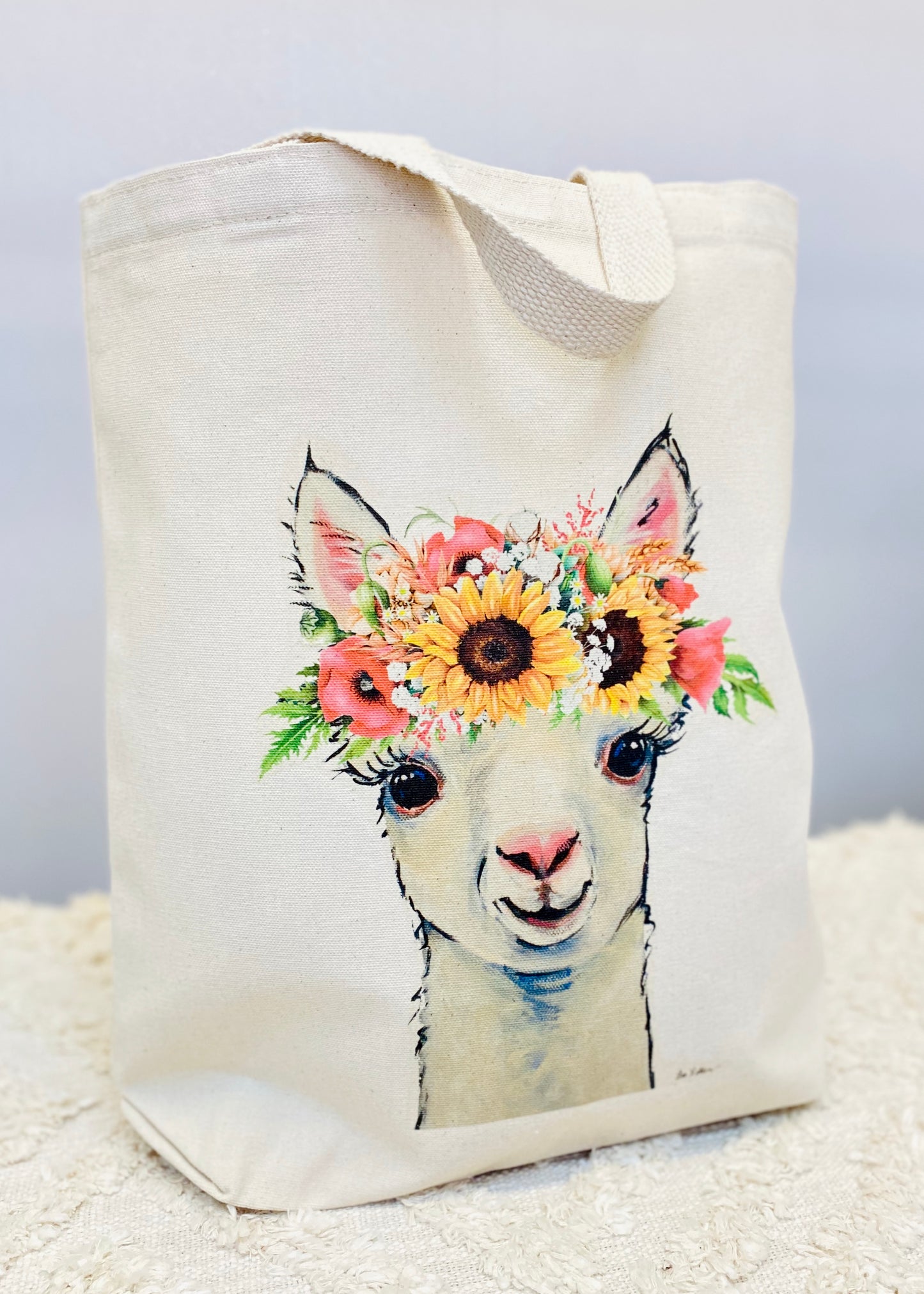 Canvas Tote - Baby Alpaca