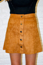 Load image into Gallery viewer, Sutton Suede Skirt - Camel