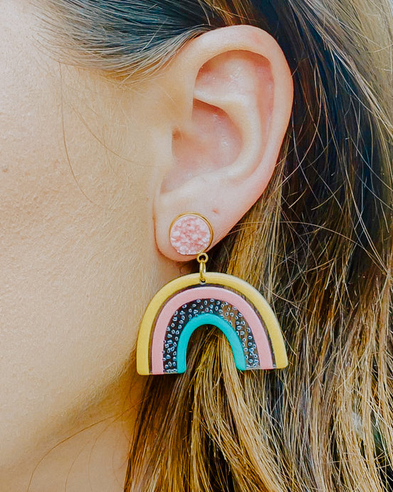 Colorful Rainbow Earrings