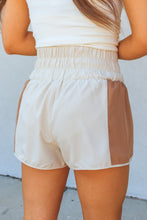 Load image into Gallery viewer, Kaylee Color-Block Shorts - Beige