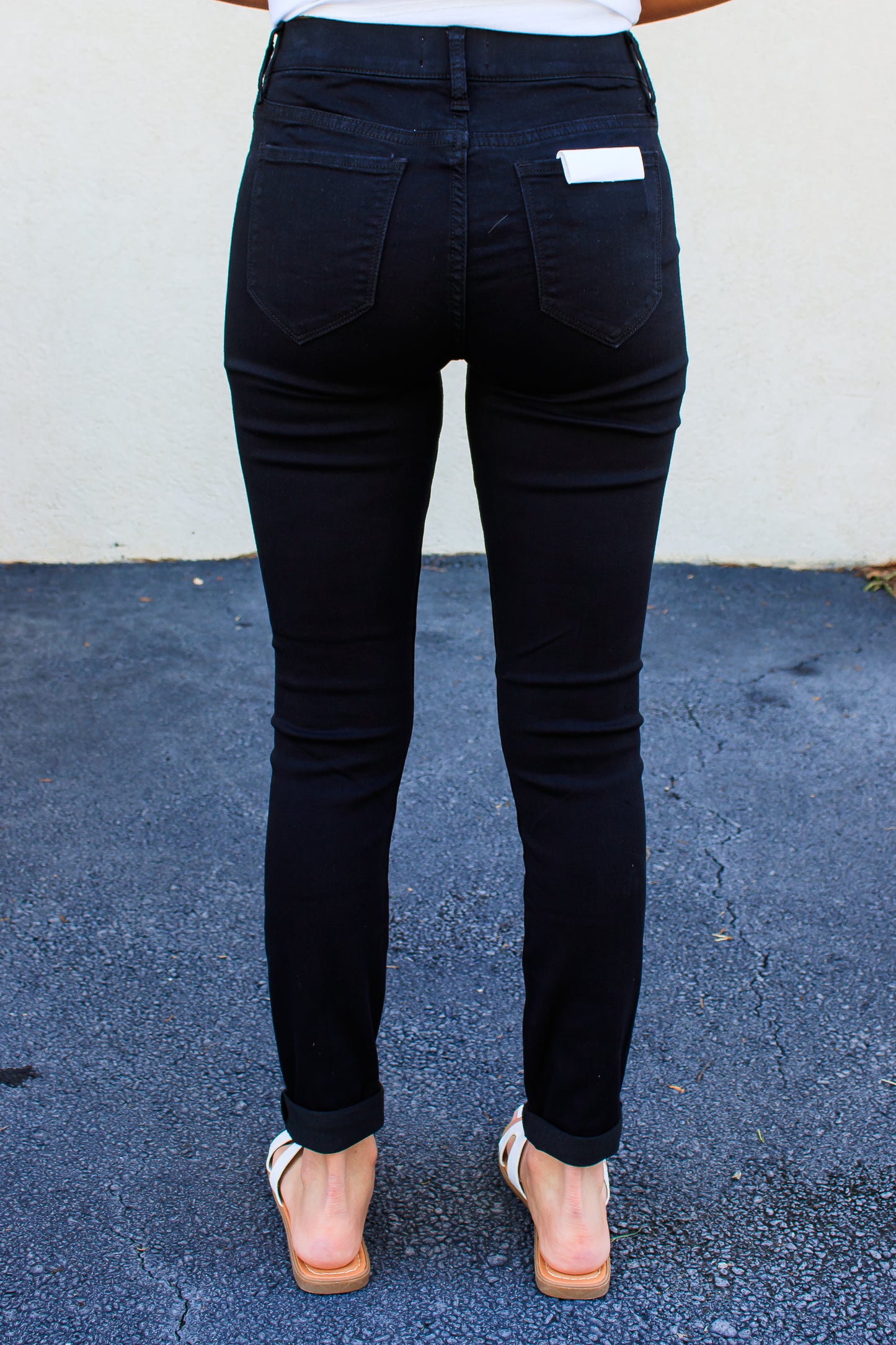 Skylar Pull On Skinnies - Black